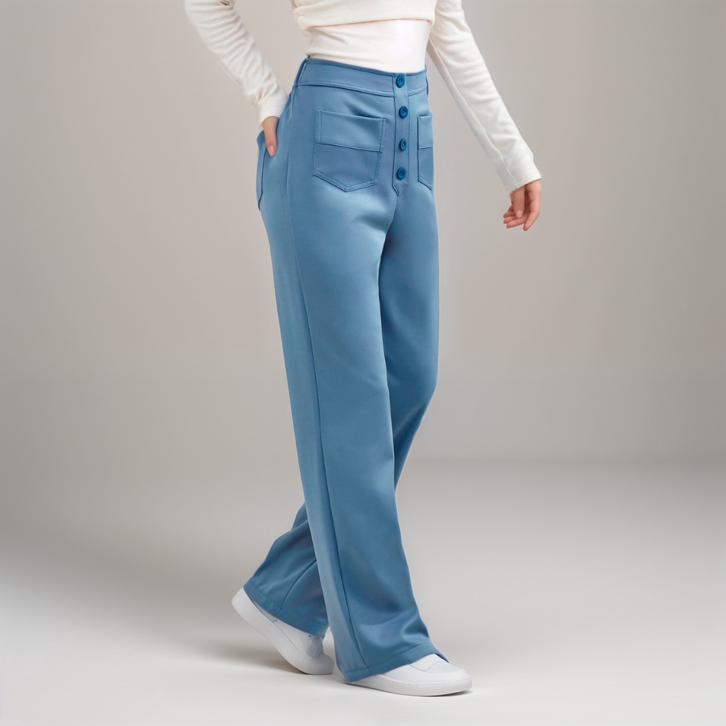 Elsa™ | Elastiska byxor med hög midja