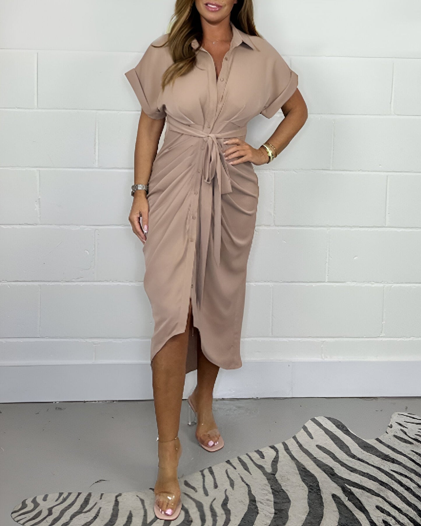 Janet™ | Elegant Plisserad Klänning