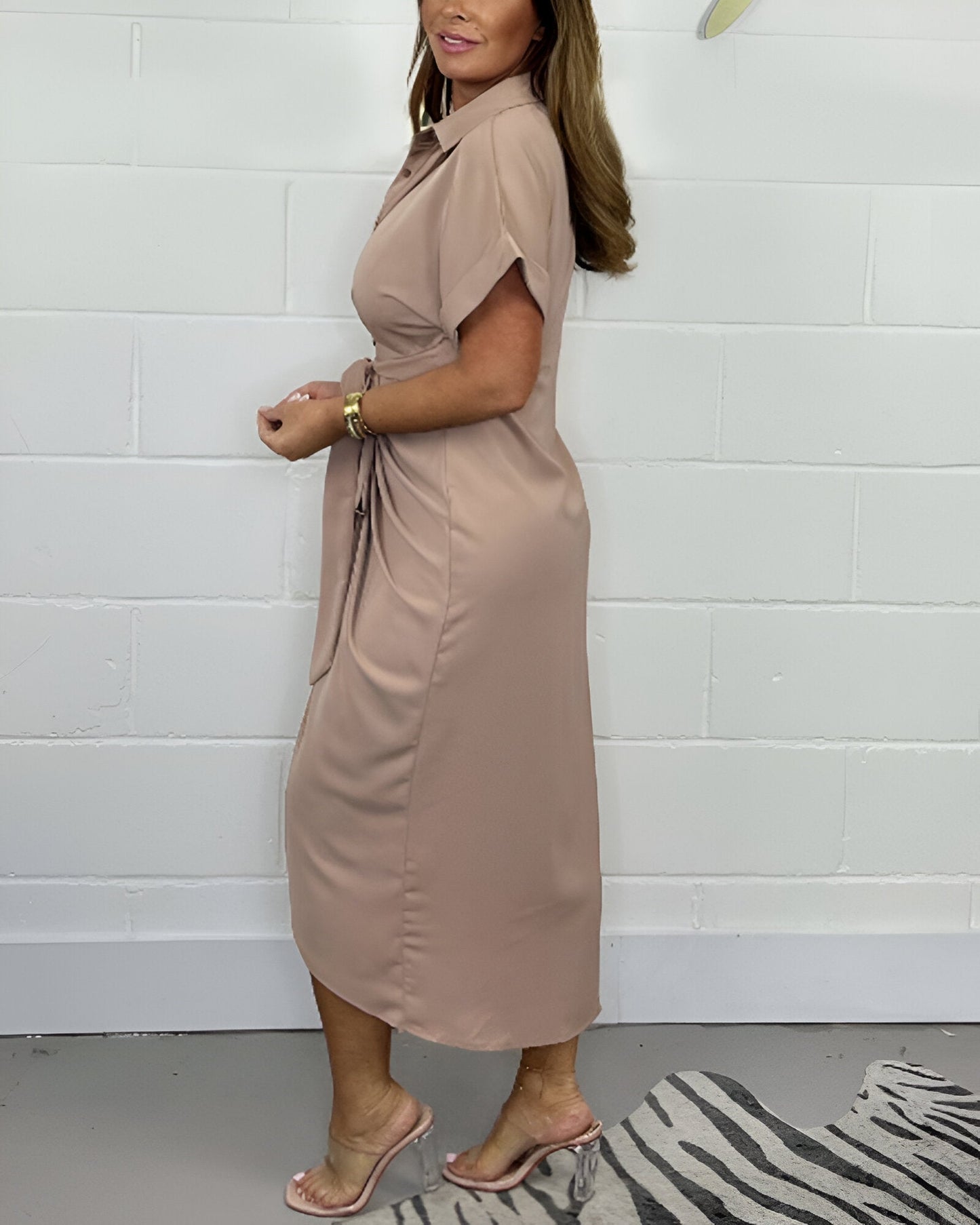 Janet™ | Elegant Plisserad Klänning