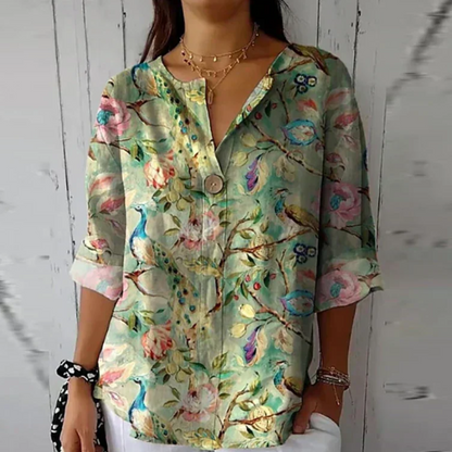 Tindra™ | Blus med blommönster
