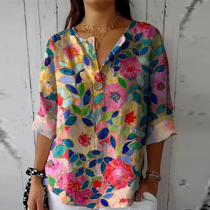 Tindra™ | Blus med blommönster