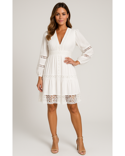 Astrid-Luxe Spets Midi