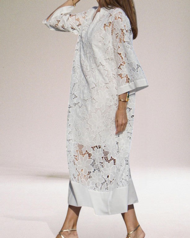 Maja™ | Lång lyxig klänning