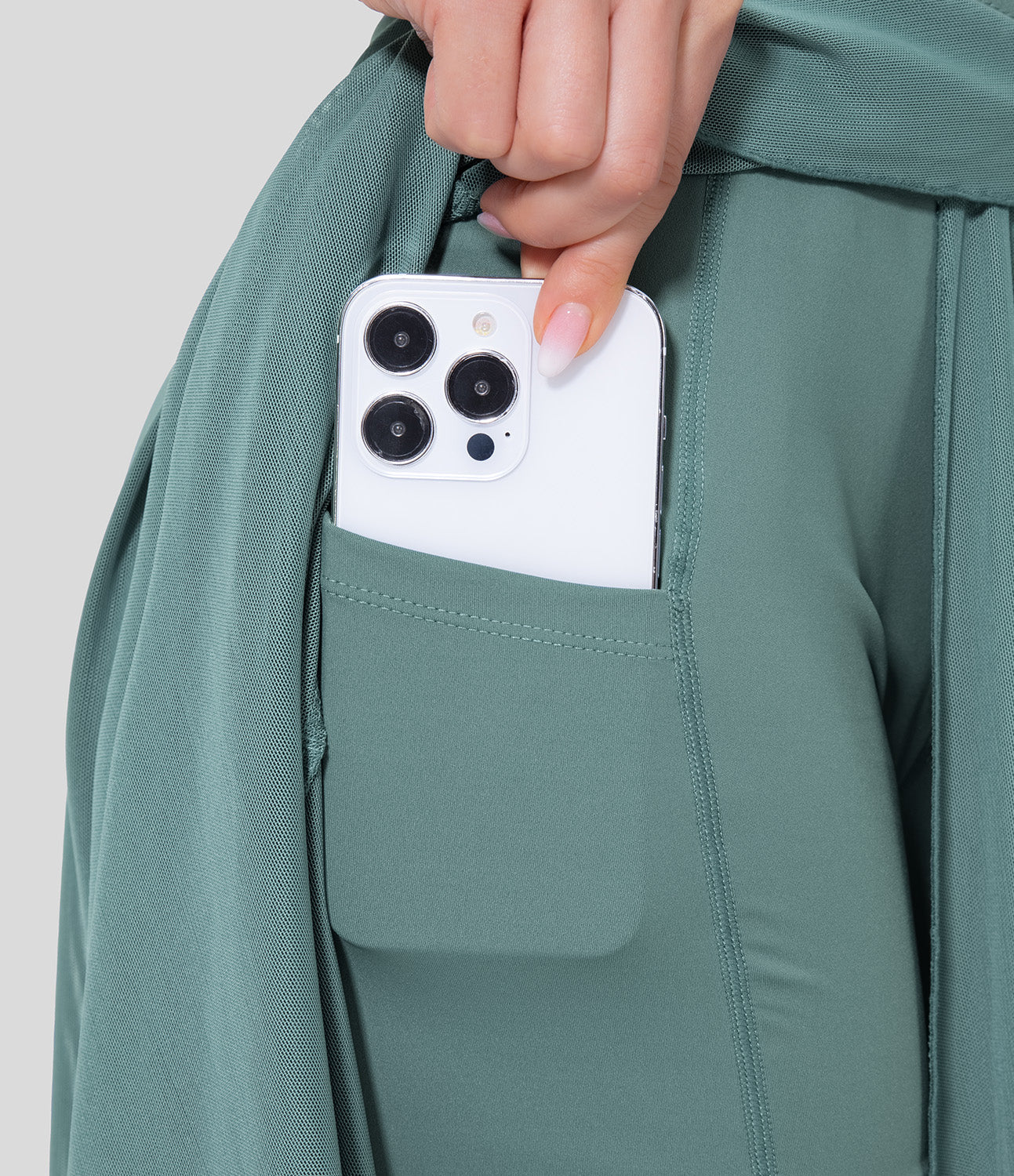 Tyra™ | Högmidjad 2-i-1 Kjol