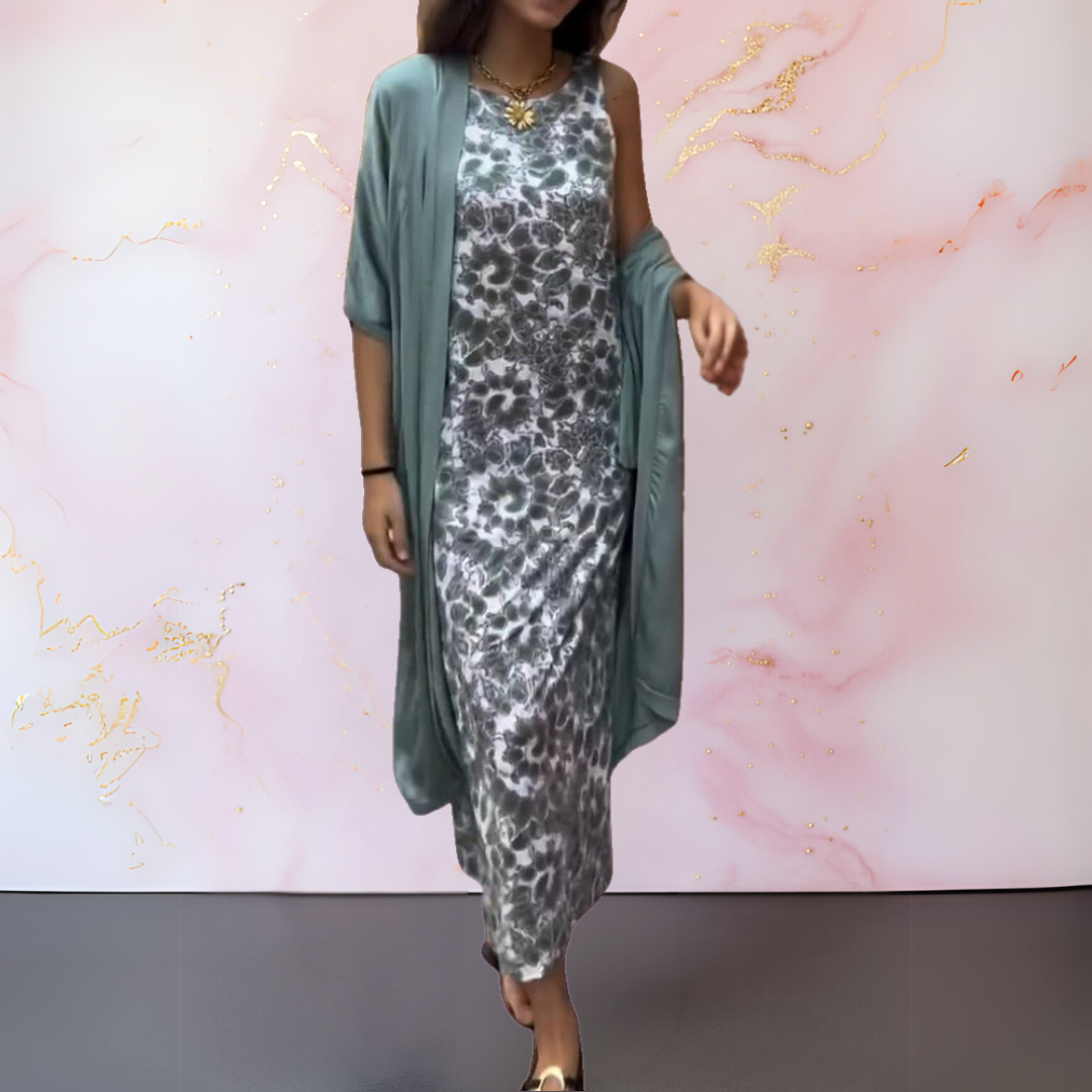 Britta™ | Elegant klänning med väst