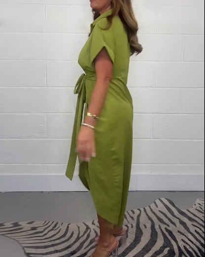 Janet™ | Elegant Plisserad Klänning