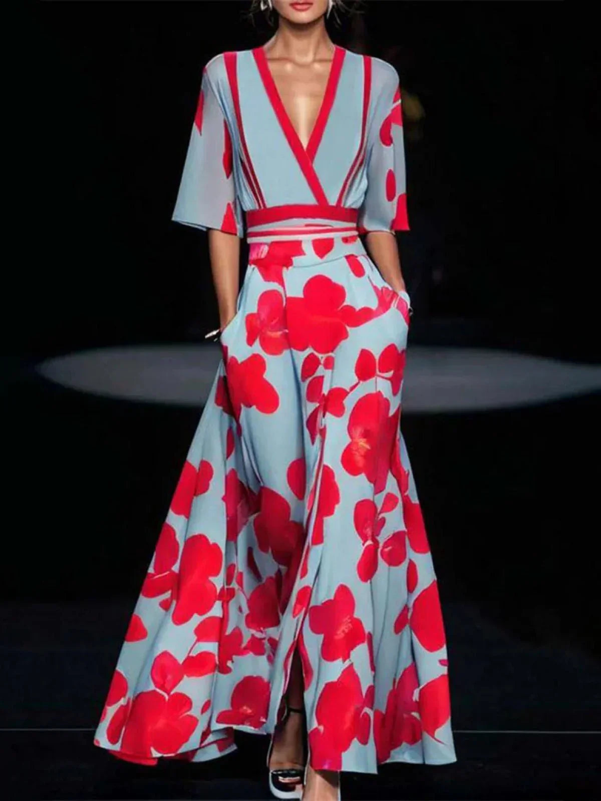 Elvira™ | Klänning med Eleganta Ärmar