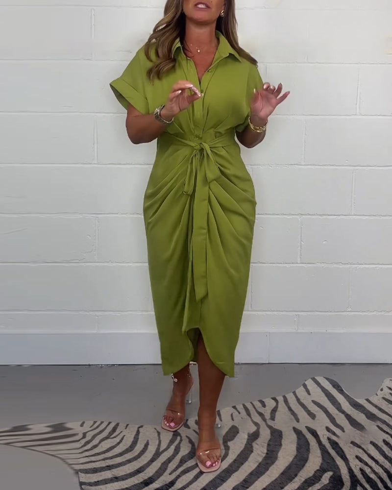 Janet™ | Elegant Plisserad Klänning