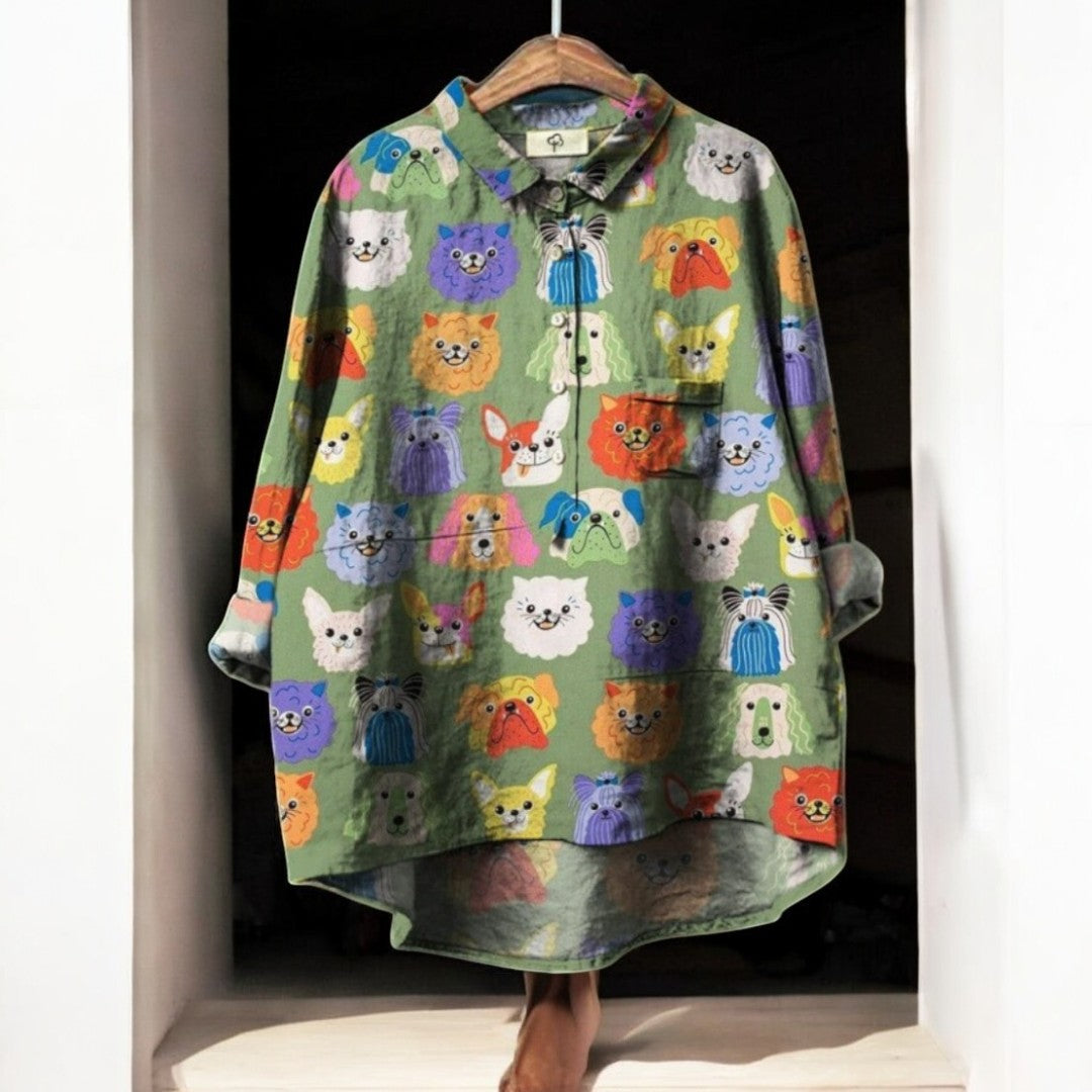 Svala® | Exklusiv damblus med hundtryck