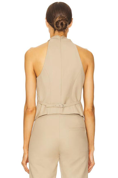 Lina™ | Lyxig Halterneck-topp